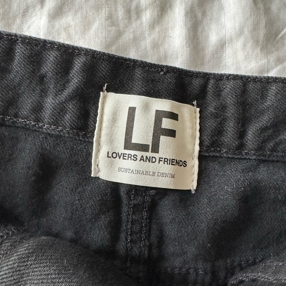 Black denim shorts - Picture 3 of 3